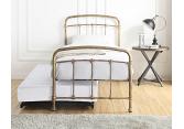 3ft Single Retro Antique Bronze Overnight Guest Bed Frame 2
